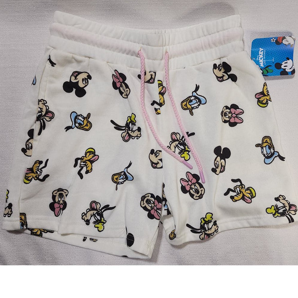 mickey mouse and friends shorts women's small jogger shorts - Picture 1 of 5